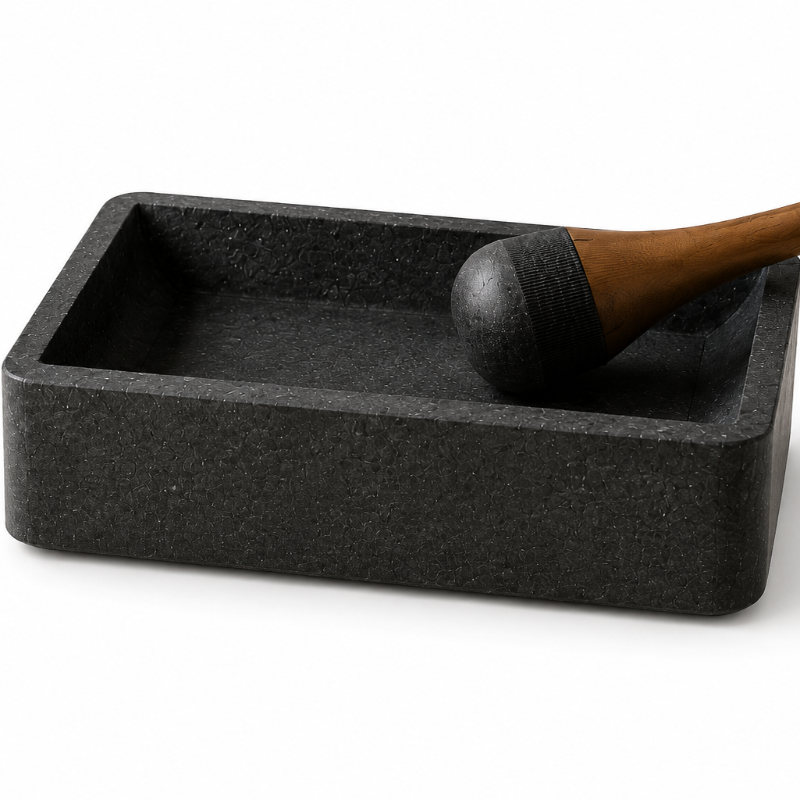 GRANITE MORTAR AND PESTLE