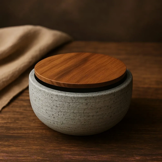 SERVING BOWLI 750 ML WITH WOODEN LID