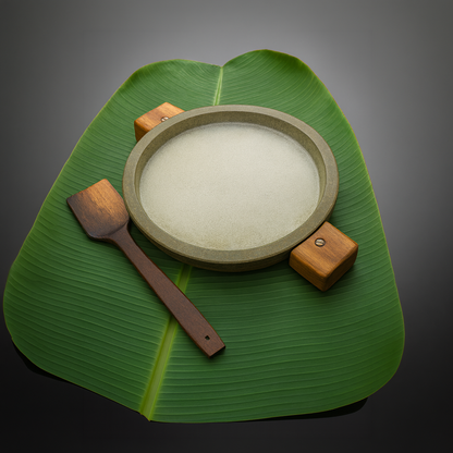 Soapstone Tawa with Wooden Spatula – Traditional Natural Cookware